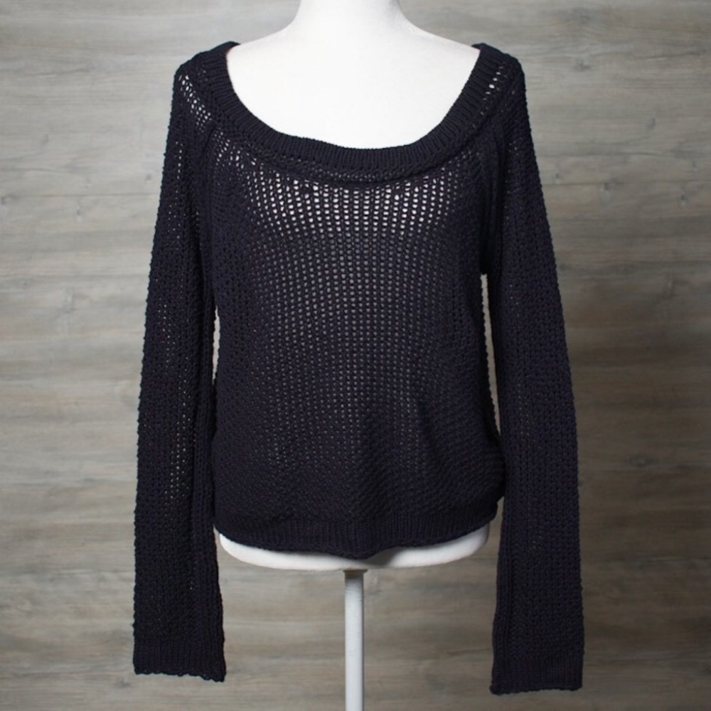 Free People Crochet Sweater